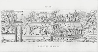 Trajans søjle, Trajans søjle (gravering) af Italian School