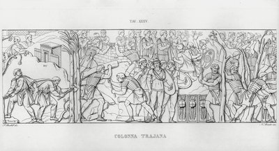 Trajans søjle, Trajans søjle (gravering) af Italian School