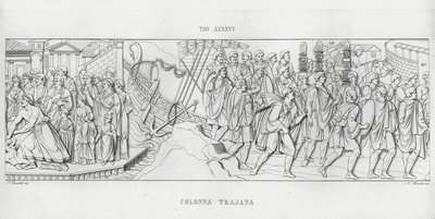 Trajans søjle, Trajans søjle (gravering) af Italian School