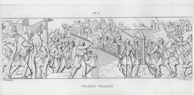 Trajans søjle, Trajans søjle (gravering) af Italian School