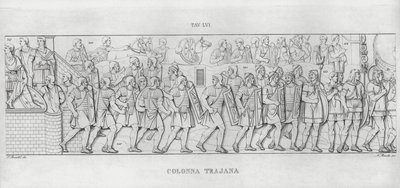 Trajans søjle, Trajans søjle (gravering) af Italian School