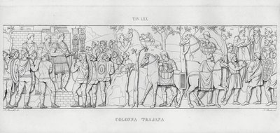 Trajans søjle, Trajans søjle (gravering) af Italian School