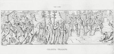 Trajans søjle, Trajans søjle (gravering) af Italian School