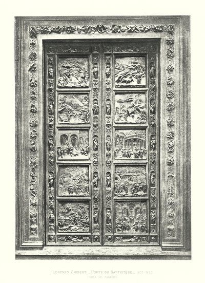 Lorenzo Ghiberti, Porte du Baptistere af Italian School