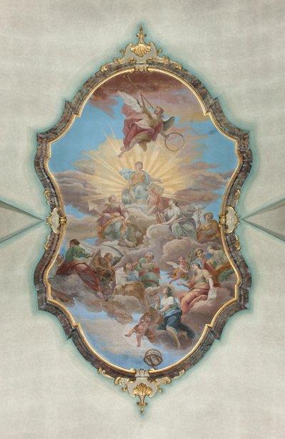 Milano, San Francesco da Paola-kirken, Fresco Hall Palazzo af Italian School
