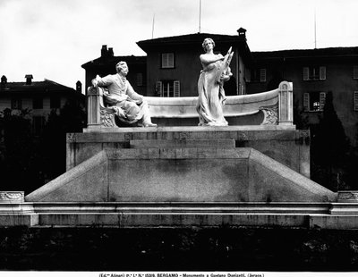 Monument til Gaetano Donizetti (marmor) af Italian School