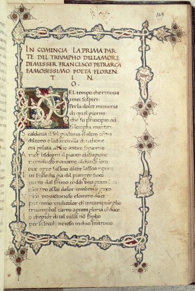 Ms.392 fol.149 Kærlighedens triumf, fra 