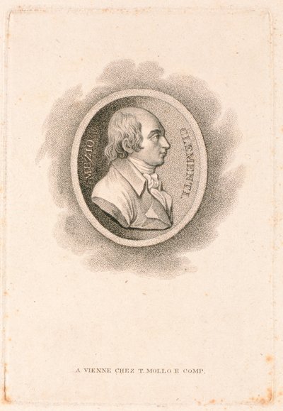 Muzio Clementi (1752-1832) (mezzotint) af Italian School