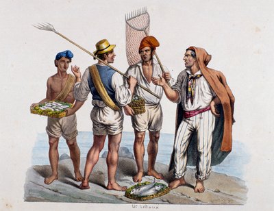 Napolitanske fiskere, Italien af Italian School
