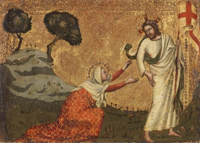 Noli me tangere, 1350-75 af Italian School