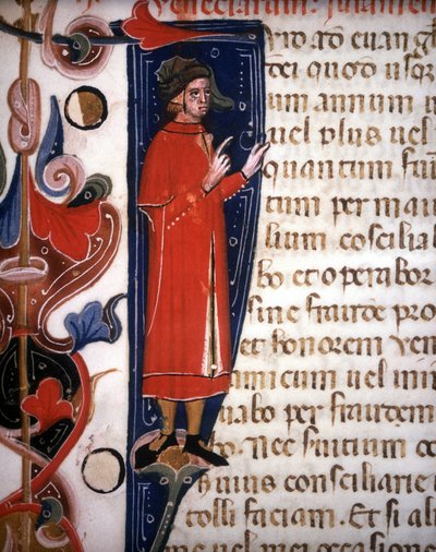 Embedsmand i Venedig, manuskript 1344. Biblioteca Marciana. Venedig af Italian School