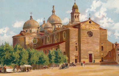 Padua / Padua: Basilikaen St Justina (chromolitho) af Italian School