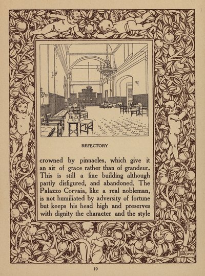 Side fra brochure for San Domenico Palace Hotel, Taormina (litografi) af Italian School