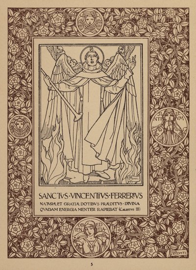 Side fra brochure for San Domenico Palace Hotel, Taormina (litografi) af Italian School