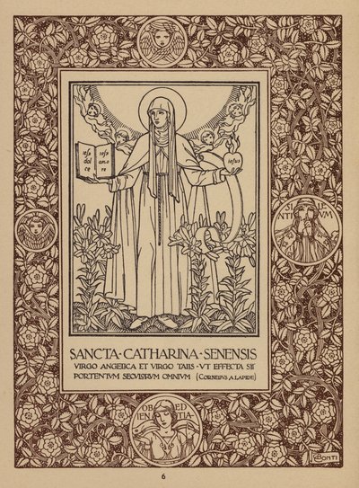 Side fra brochure for San Domenico Palace Hotel, Taormina (litografi) af Italian School