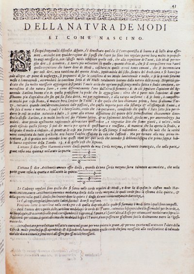 Side taget fra The art of counterpoint af Giovanni Maria Artusi af Italian School