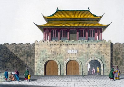 Pagodetårne i Nanking, ca. 1820