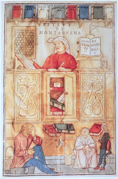 Petrus de Montagnana, illustration fra 