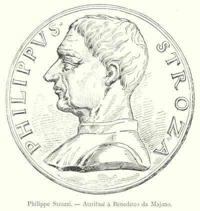 Philippe Strozzi, Attribut to Benedetto da Majano (gravering) af Italian School