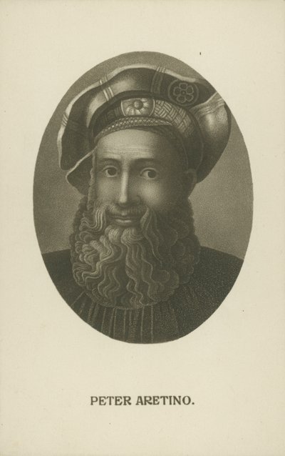 Pietro Aretino af Italian School