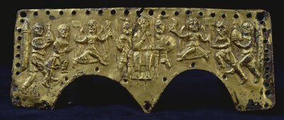 Plaque fra Agilulfs hjelm (bronze) af Italian School