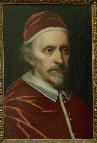 Pave Innocens XI, pave 1676- 1689 ... (olie på lærred) af Italian School