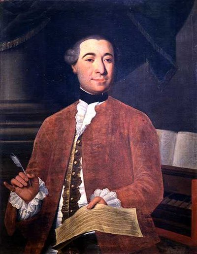 Portræt af Anton Maria Paoli, ca.1750 (olie på lærred) (se 138620) af Italian School