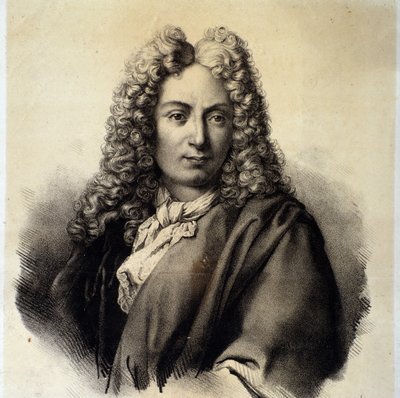 Portræt af Arcangelo Corelli (1653-1713) italiensk komponist og violinist af Italian School