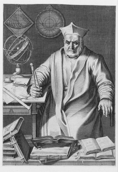 Portræt af kardinal Christopher Clavius, 1606. af Italian School