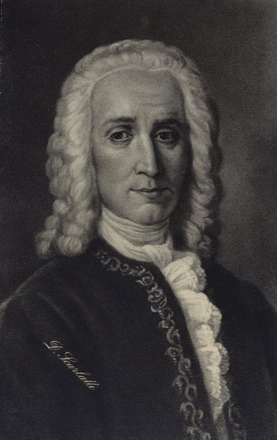 Portræt af Domenico Scarlatti af Italian School