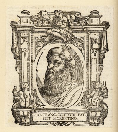 Portræt af Gianfrancesco Penni eller Giovan Francesco, il Fattore, italiensk maler, ca. 1488-1528 af Italian School