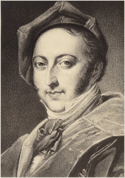 Portræt af Gioachino Rossini af Italian School