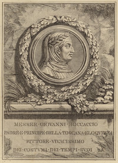 Portræt af Giovanni Boccaccio af Italian School