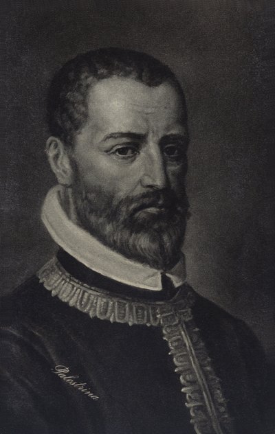 Portræt af Giovanni Pierluigi da Palestrina af Italian School