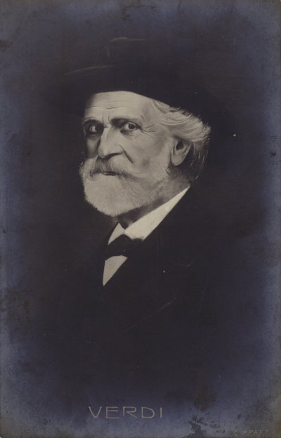 Portræt af Giuseppe Verdi af Italian School