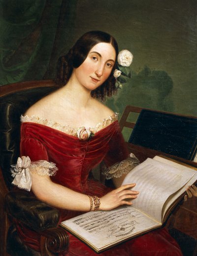 Portræt af Giuseppina Strepponi (Lodi af Italian School