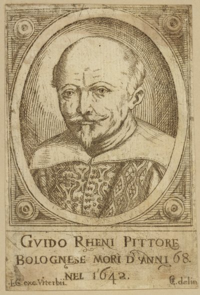 Portræt af Guido Reni af Italian School