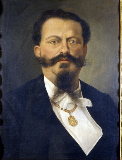 Portræt af kong Victor Emmanuel II (Victor-Emmanuel) (Vittorio Emanuele) (1820 - 1878). Maleri. 19. århundrede. Risorgimentos museum. Milano af Italian School