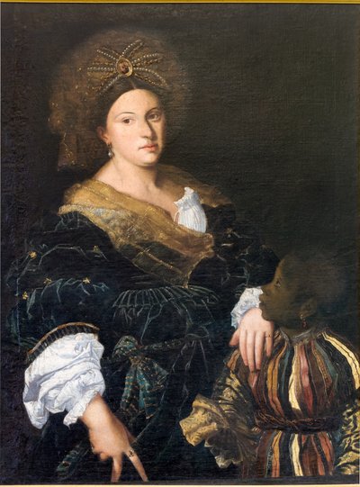 Portræt af Laura Dianti af Italian School