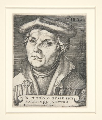 Portræt af Martin Luther af Italian School