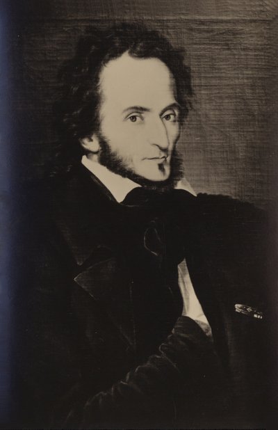 Portræt af Niccolo Paganini af Italian School