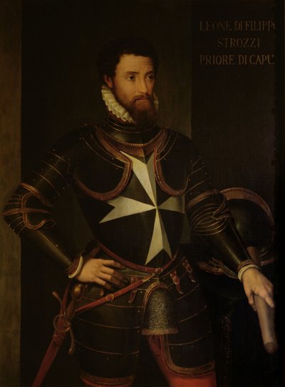 Portræt af Piero Strozzi (1510-58) af Italian School