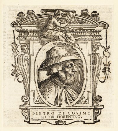 Portræt af Piero di Cosimo også kendt som Piero di Lorenzo, italiensk renæssancemaler fra Firenze af Italian School