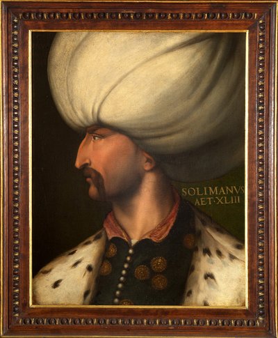 Portræt af Suleyman Ier den storslåede af Italian School