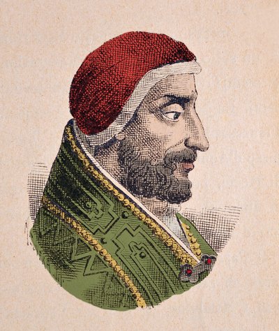 Portræt af paven Alexandre IV (Alexander eller Alessandro) (1254-1261) af Italian School