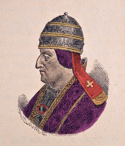 Portræt af paven Eugene IV (Eugenio, Eugenius) (1431-1447) af Italian School