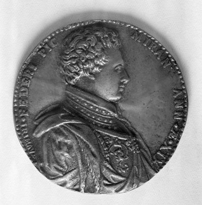 Relief forestillende grev Giovanni Pico della Mirandola (1463-94) af Italian School