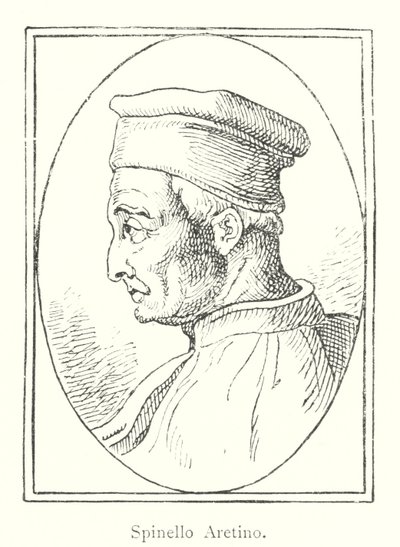Spinello Aretino (gravering) af Italian School