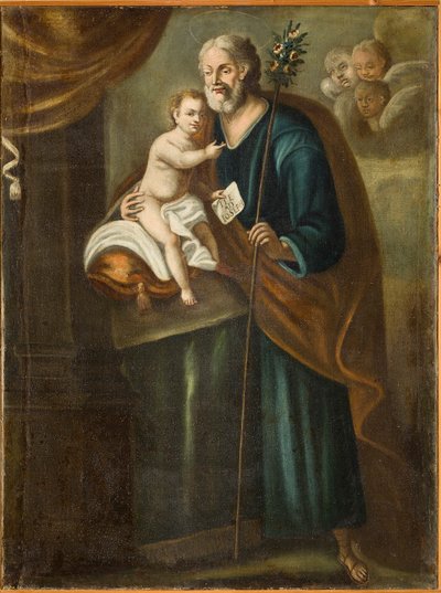 Sankt Joseph, første halvdel af det 18. århundrede (olie på lærred) af Italian School