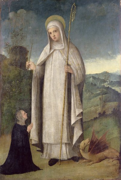 St. Margaret, ca. 1500 (panel) af Italian School